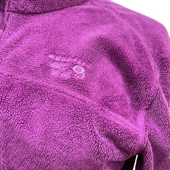 Mountain Hardware Pyxis Fleece Full Zip Jacket SZ M Purple - Picture 5 of 7